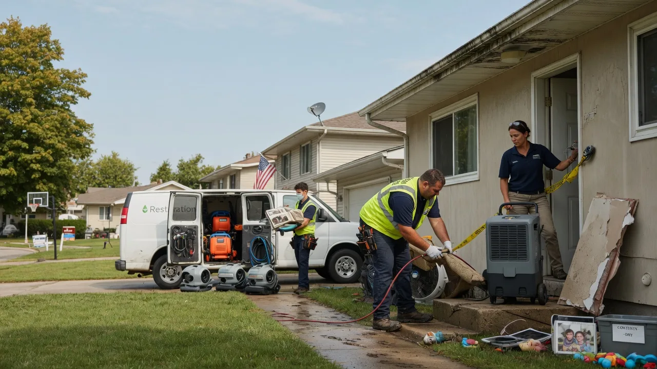 Water Damage Restoration in Lanse, PA near me